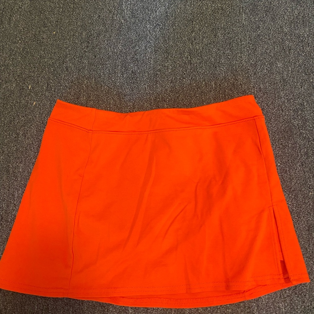 NWOT urban outfitters orange mini skort